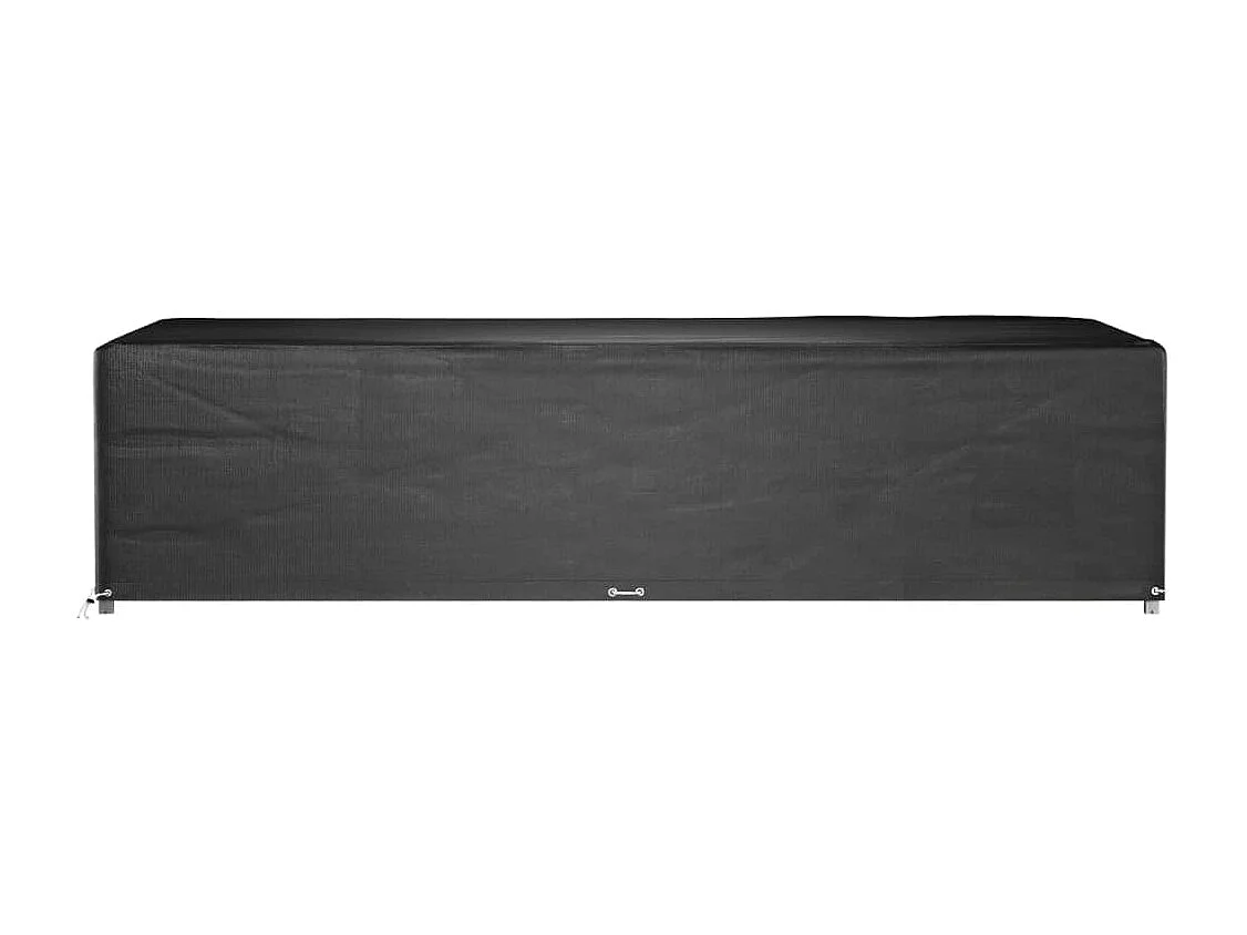 Housses de salon de jardin 2 pcs 12 ?illets rectangulaire