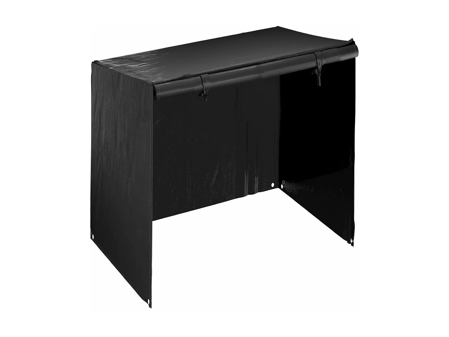 Housses de balancelle 2 pcs 8 ?illets 125x90x135/165 cm PE