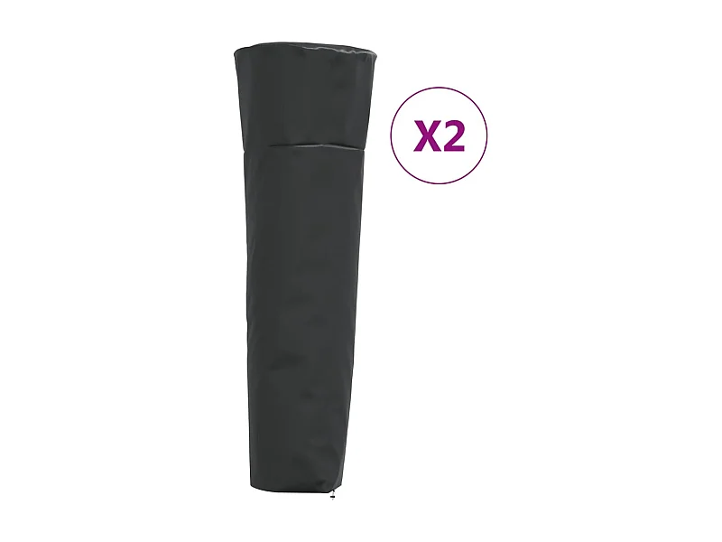 Copri riscaldatore 2 pezzi forma piramidale tessuto Oxford 420D