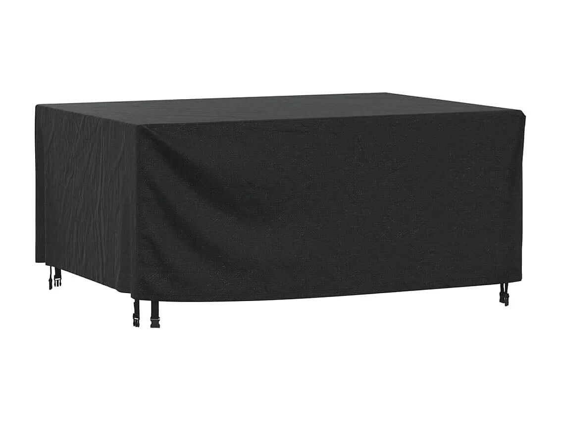 Capa preta para móveis de jardim 172x113x73 cm impermeável 420D