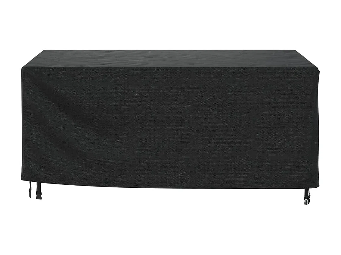 Capa preta para móveis de jardim 172x113x73 cm impermeável 420D