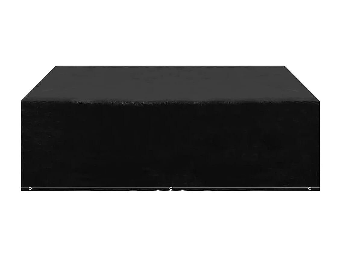 Fundas para muebles de jardín 2 uds 8 ojales 200x200x70 cm