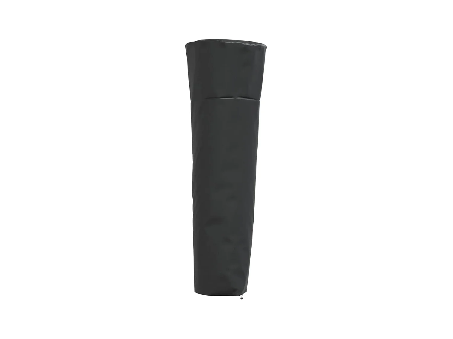Housse de chauffage en forme de pyramide noir 86x47x241 cm