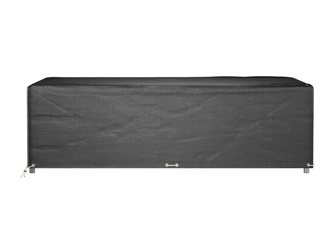 Housses de salon de jardin 2 pcs 12 ?illets rectangulaire