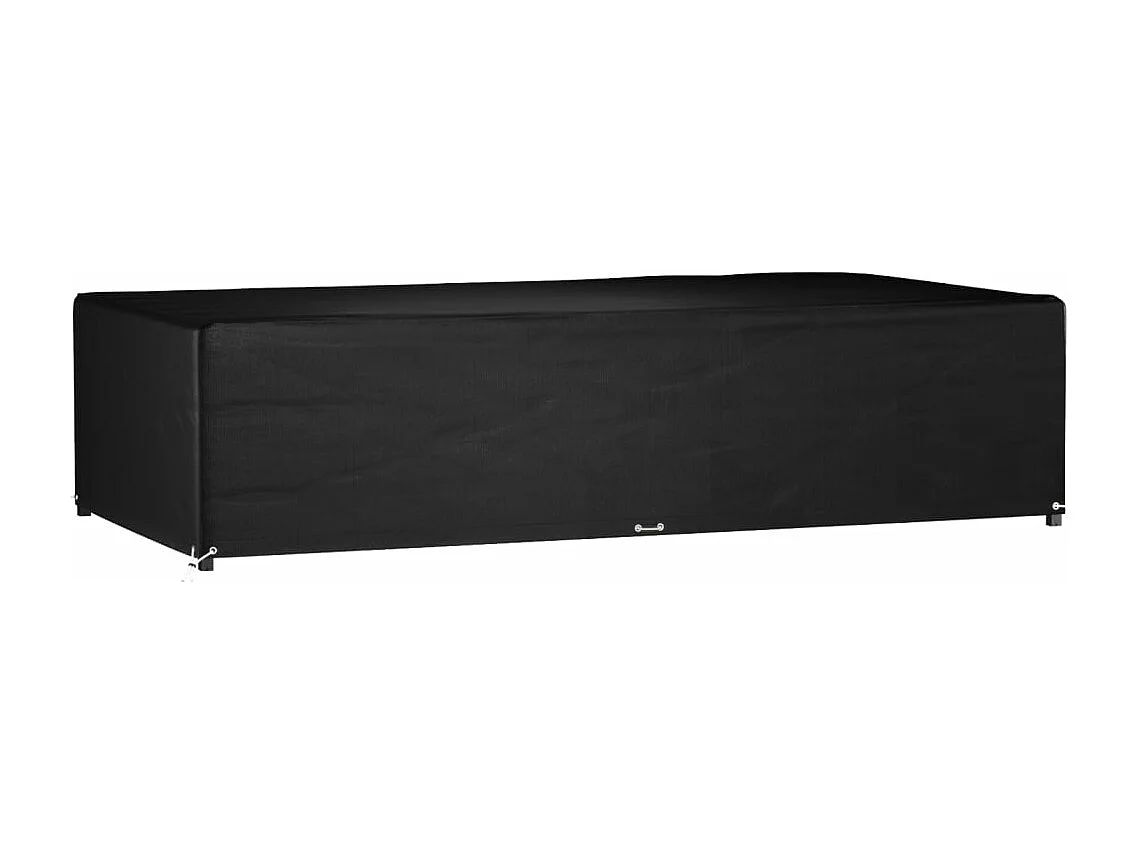 Funda para muebles de jardín 12 ojales 315x160x75cm rectangular