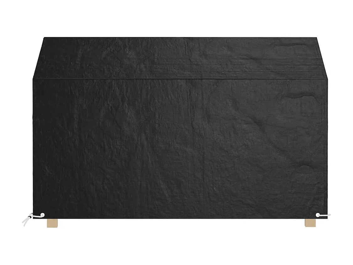Housse de banc de jardin 8 ?illets 190x70x70/88 cm polyéthylène