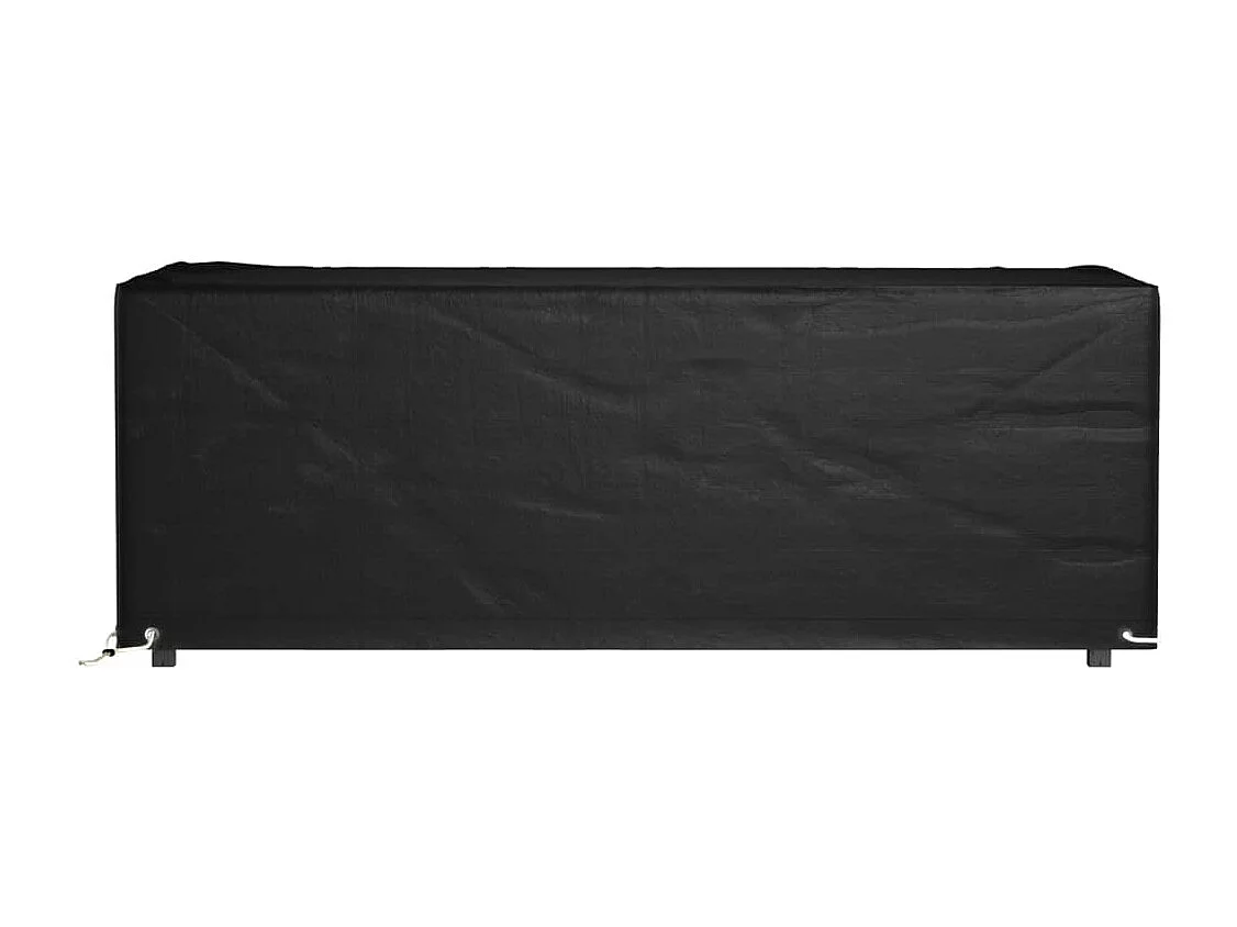 Copertura per mobili da giardino 8 occhielli 192x82x65 cm rettangolare