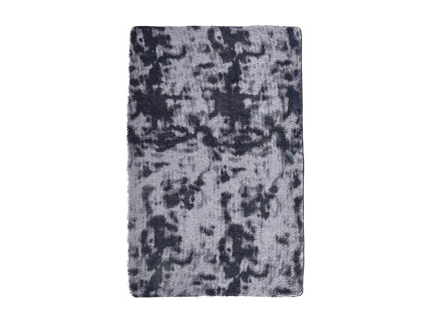 Tapis Shaggy à poils longs NAVARRA gris foncé 130x200 cm