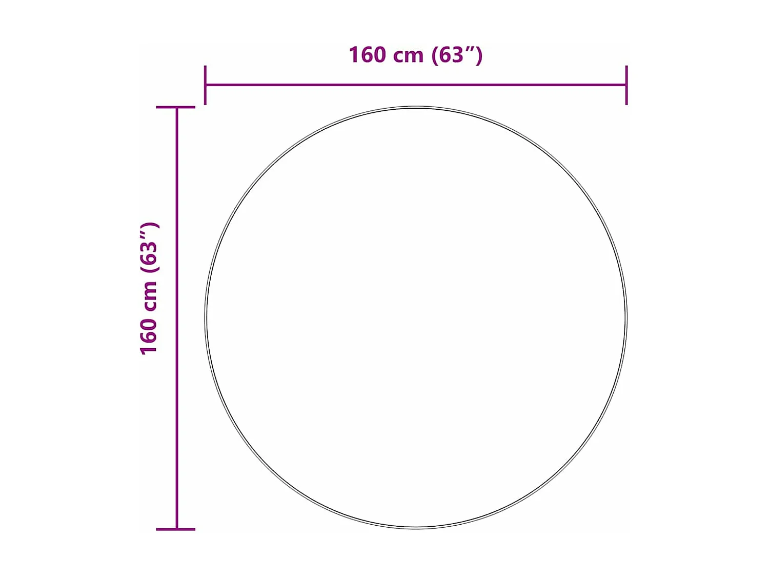 Tapis Shaggy à poils longs NAVARRA gris clair 160x160 cm