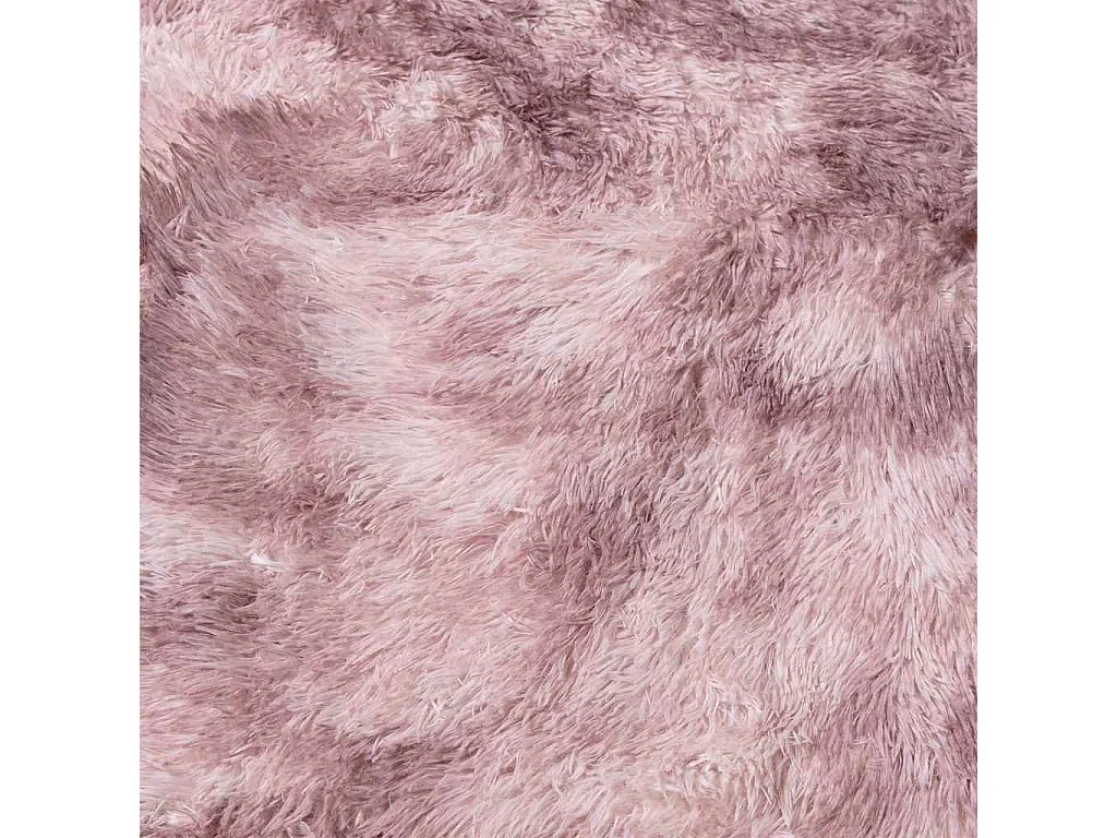 Tapis Shaggy à poils longs NAVARRA rose poudré 240x240 cm