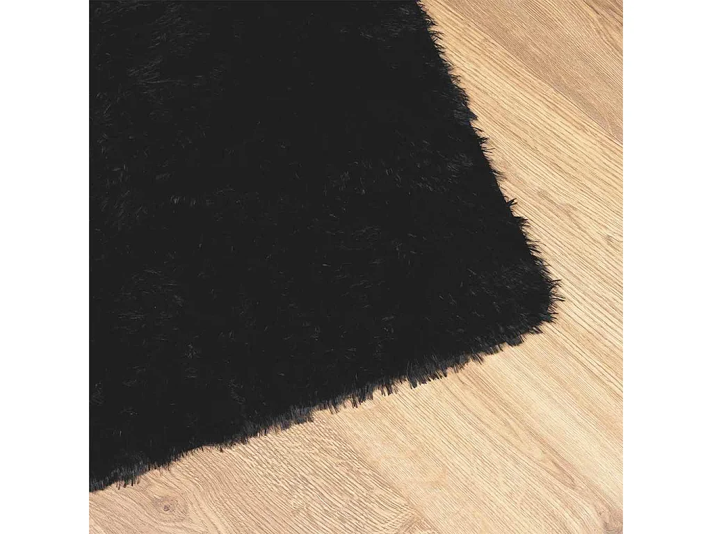 Tappeto NAVARRA nero shaggy a pelo lungo 240x340 cm poliestere