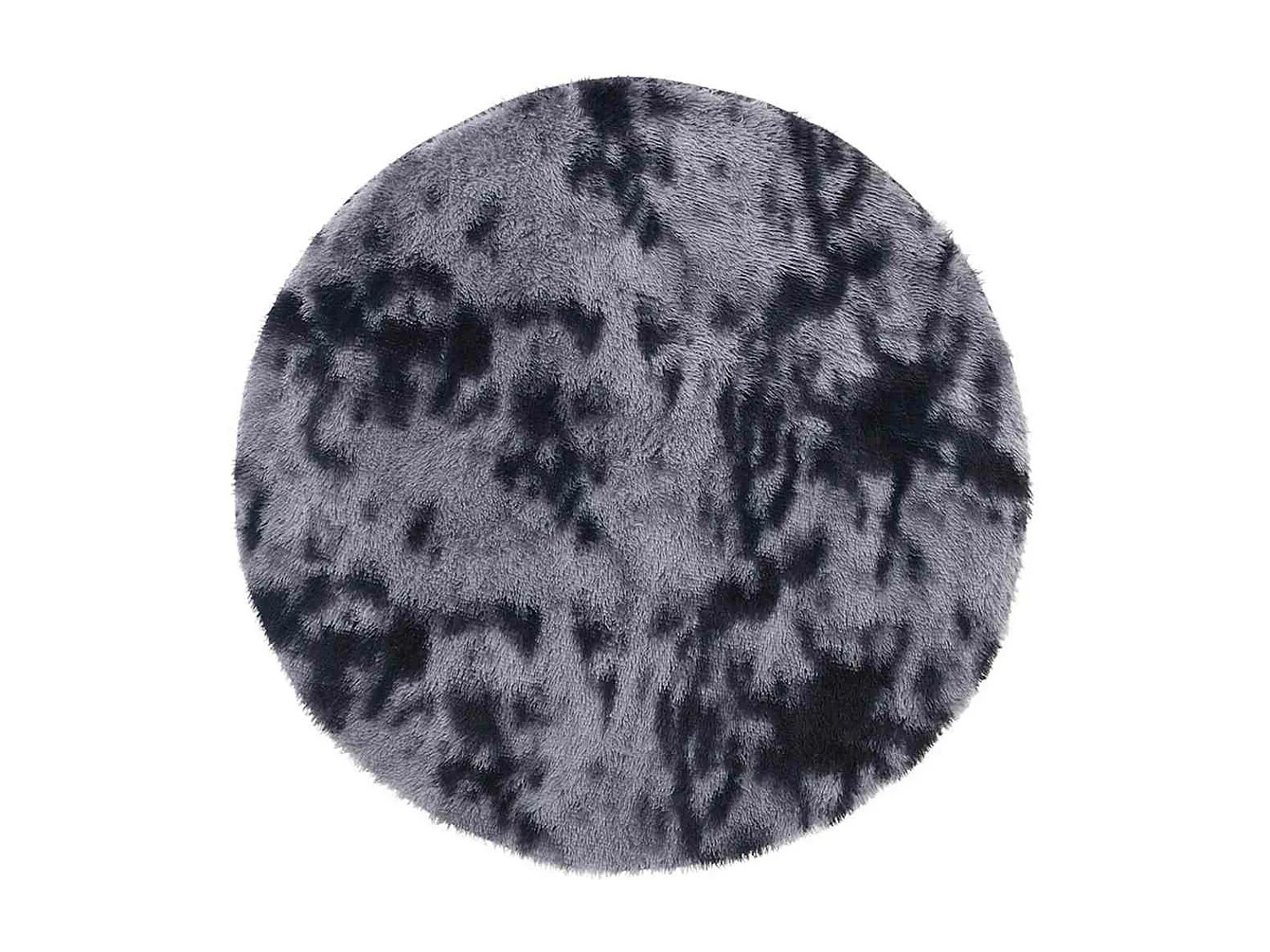 Tapis Shaggy à poils longs NAVARRA gris foncé 240x240 cm