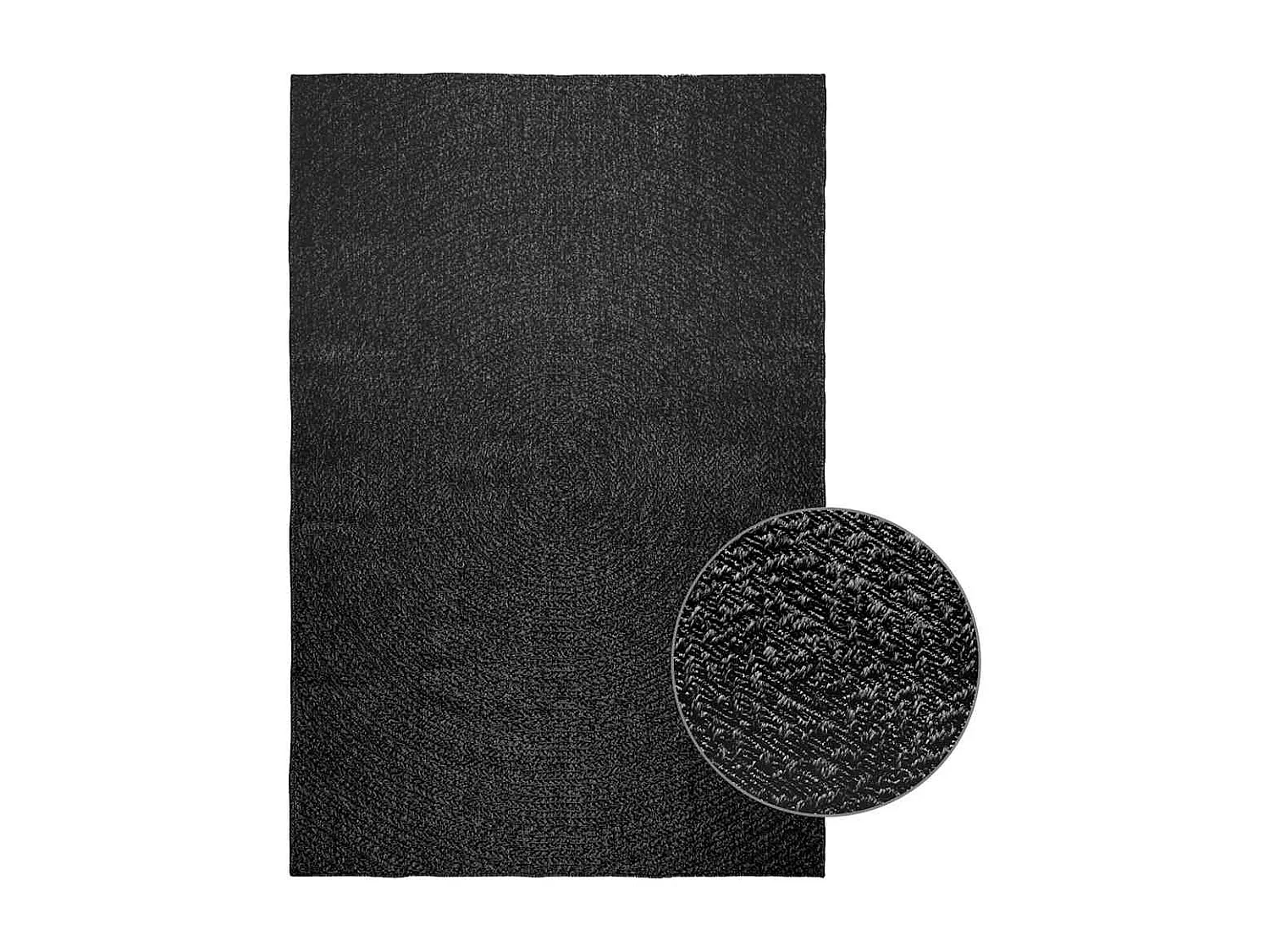 Tapis ZIZUR 160x230 cm aspect de jute intérieur extérieur