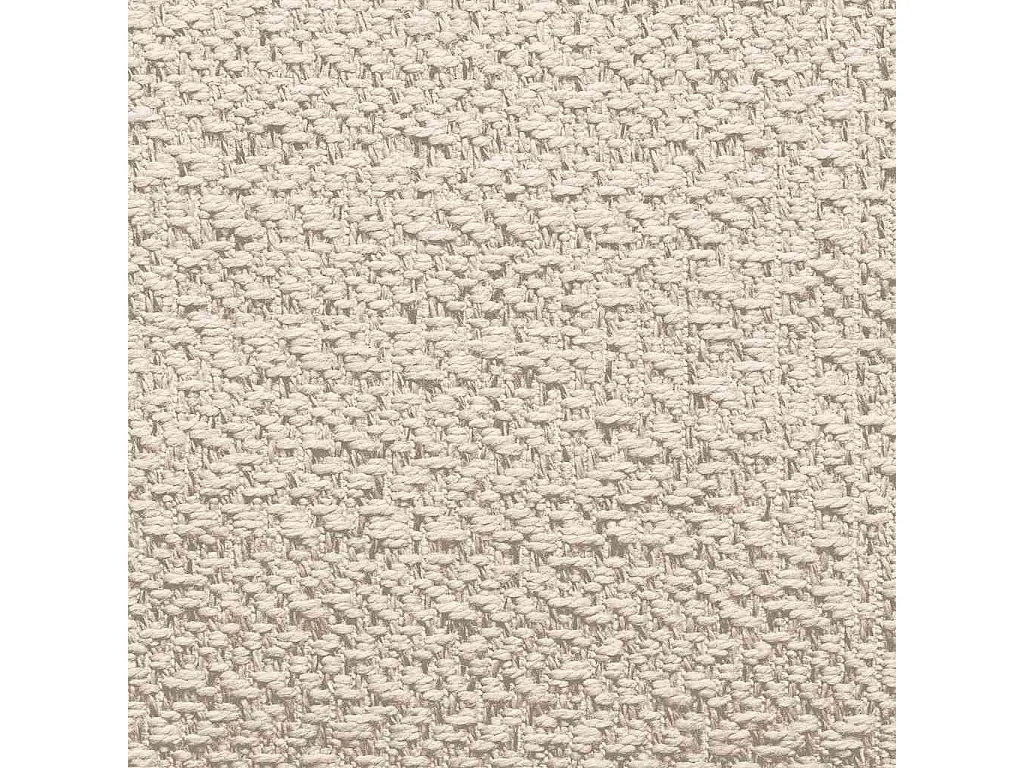 ZIZUR cremefarbener Teppich 240x340 cm Juteoptik Indoor Outdoor