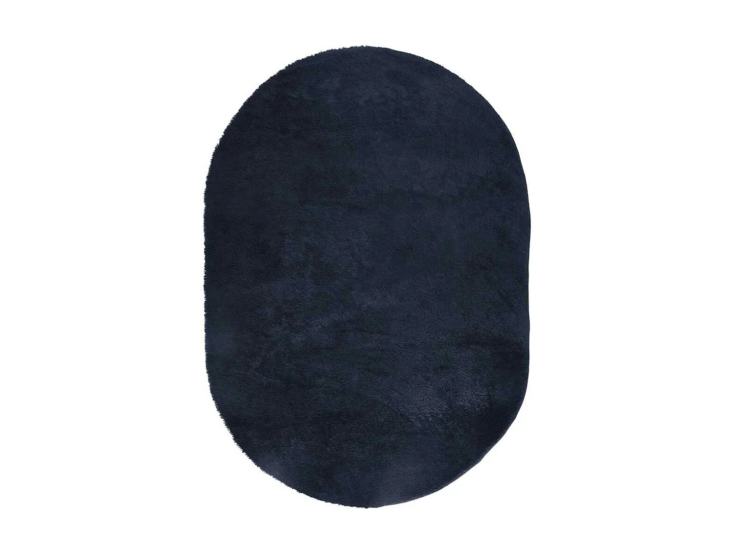 Tapis shaggy à poils longs NAVARRA bleu marine 300x200 cm