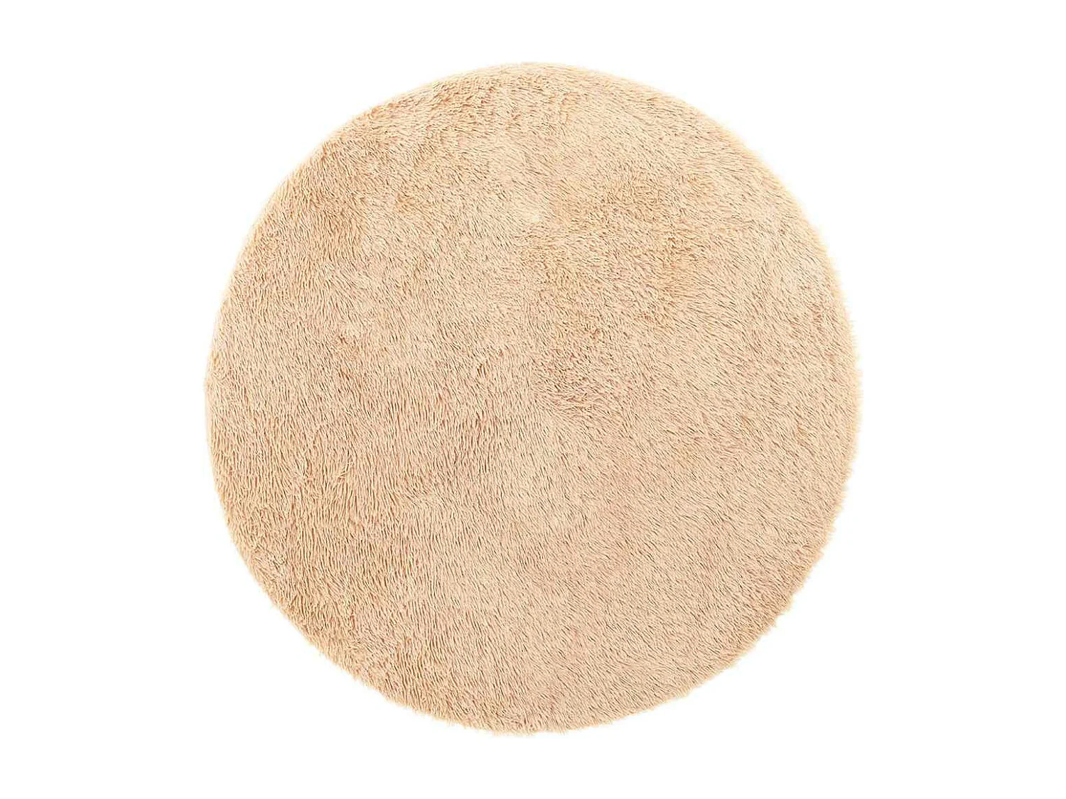 Shaggy tapijt met lange haren NAVARRA beige 100x100 cm polyester