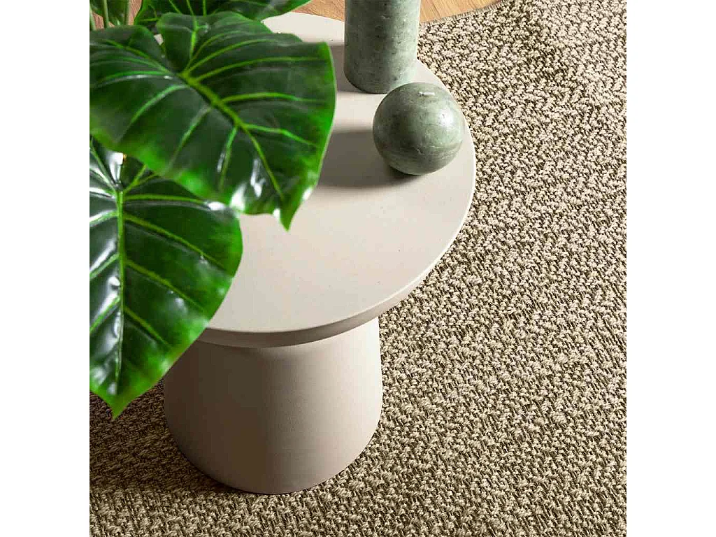 ZIZUR beige Teppich 200x290 cm Juteoptik Indoor Outdoor