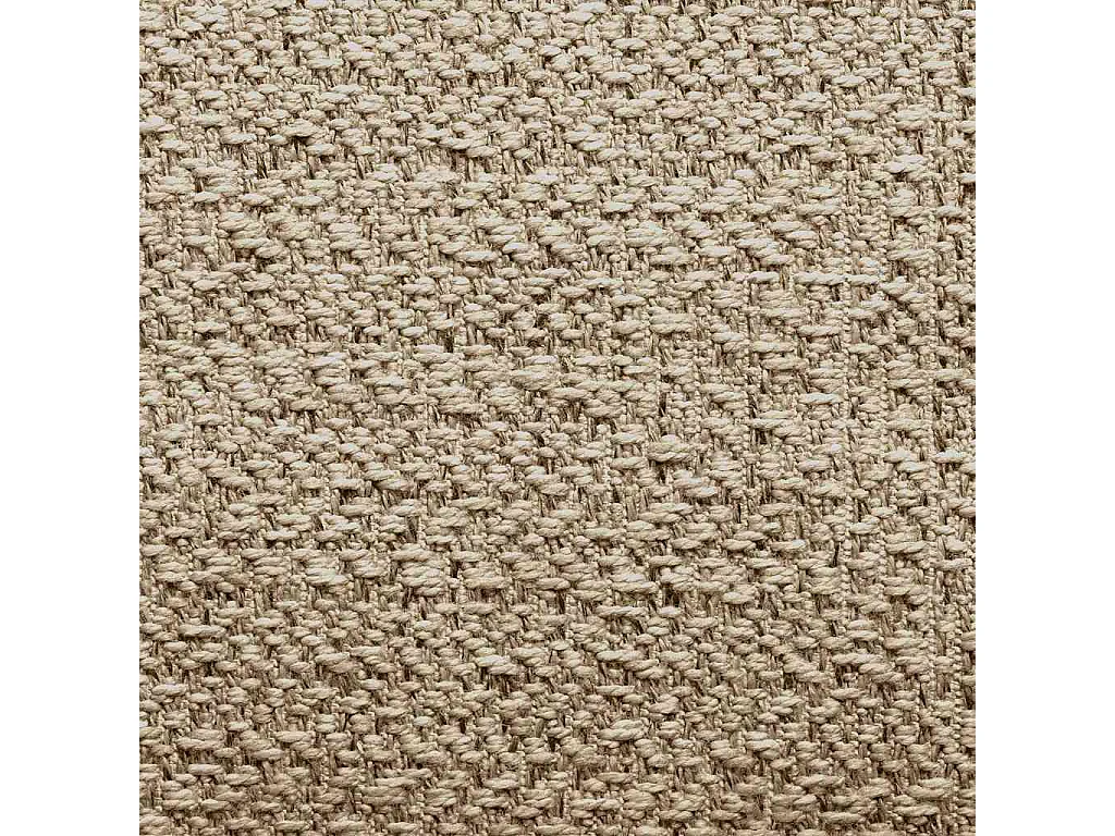 ZIZUR beige Teppich 200x290 cm Juteoptik Indoor Outdoor