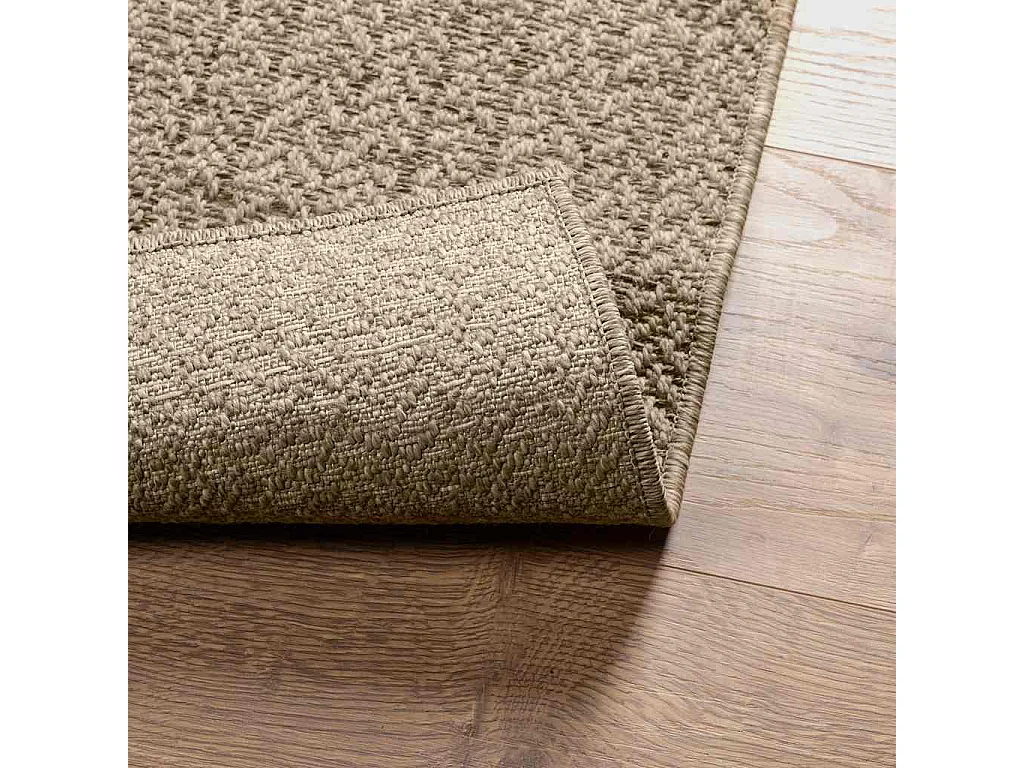 ZIZUR beige Teppich 200x290 cm Juteoptik Indoor Outdoor