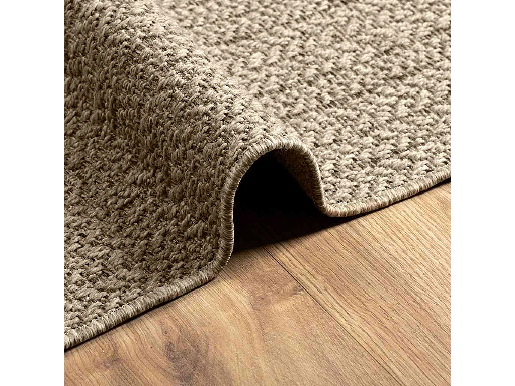 ZIZUR beige Teppich 200x290 cm Juteoptik Indoor Outdoor