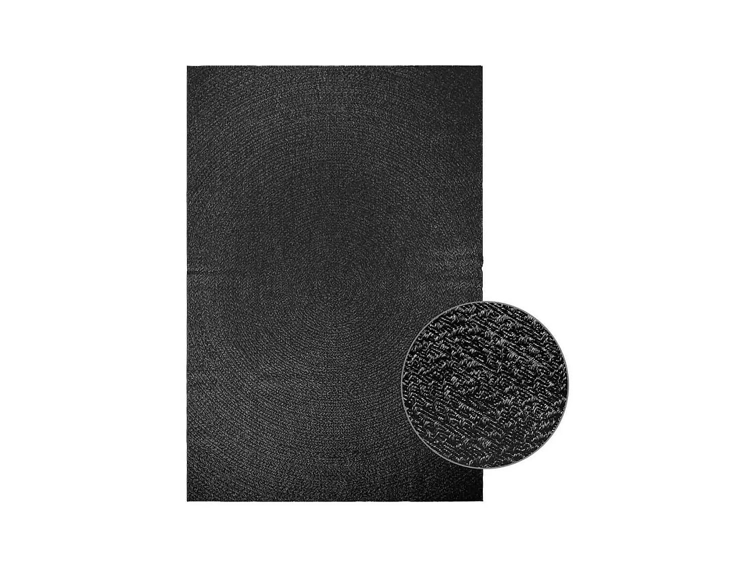 Tapis ZIZUR 200x290 cm aspect de jute intérieur extérieur