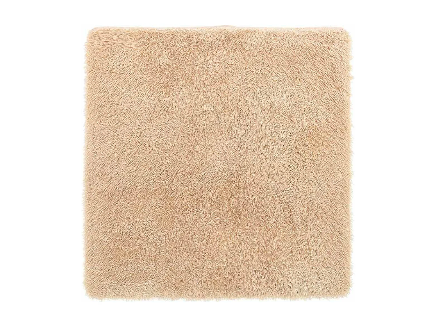 Tapis shaggy à poils longs NAVARRA beige 240x240 cm polyester