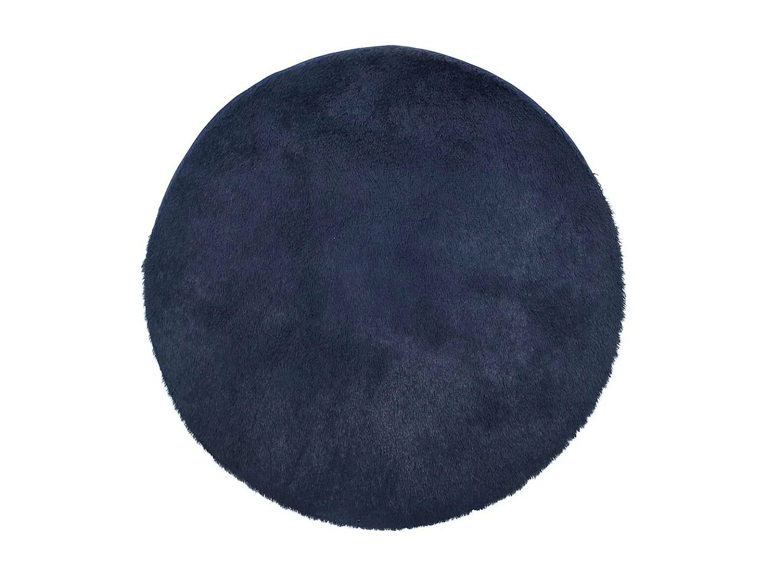 NAVARRA marineblauer Hochflor-Shaggy-Teppich 200x200 cm