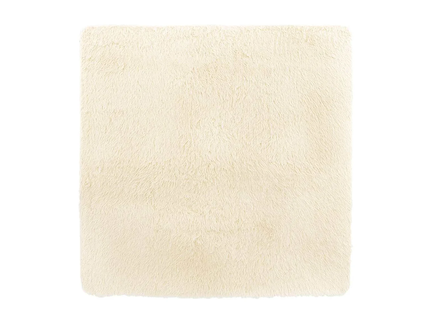 Tapete NAVARRA creme felpudo longo 240x240 cm poliéster