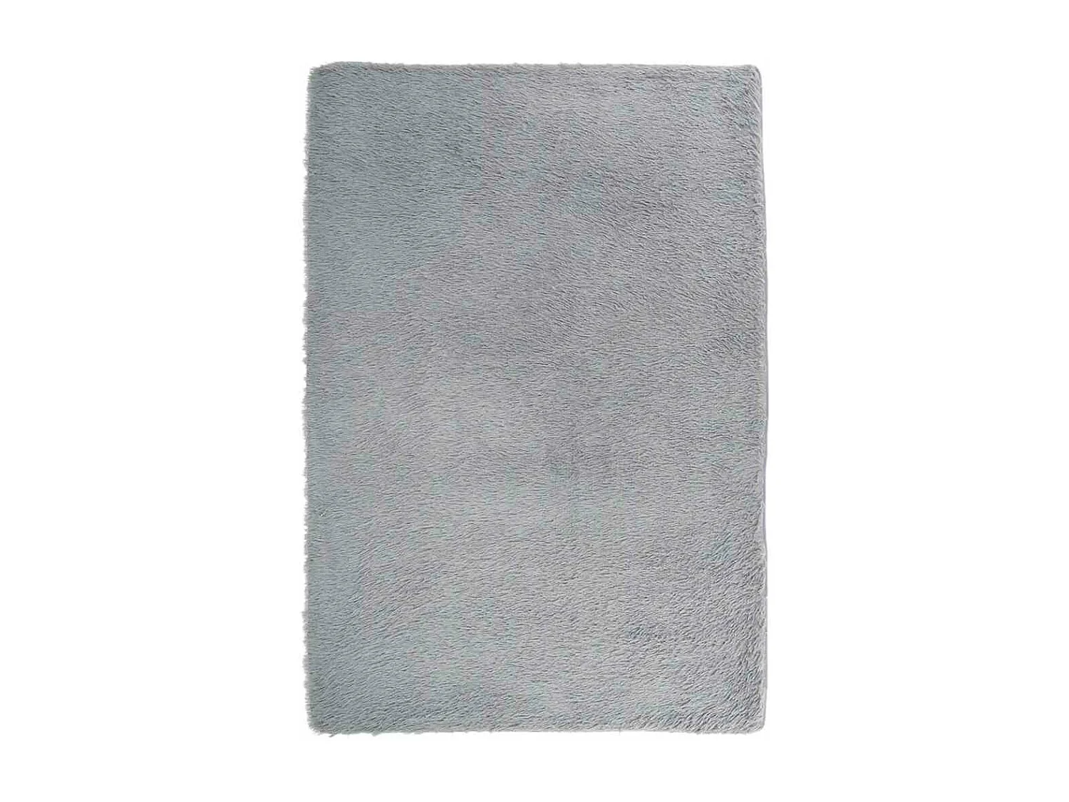 Tapis shaggy à poils longs NAVARRA gris argenté 120x170 cm