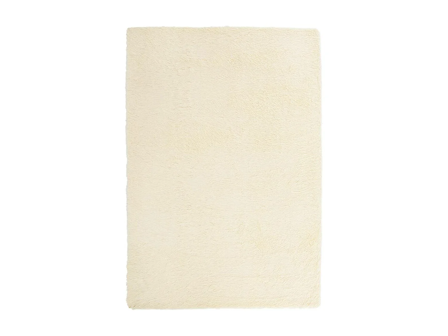 Tapis Shaggy à poils longs NAVARRA crème 200x290 cm polyester