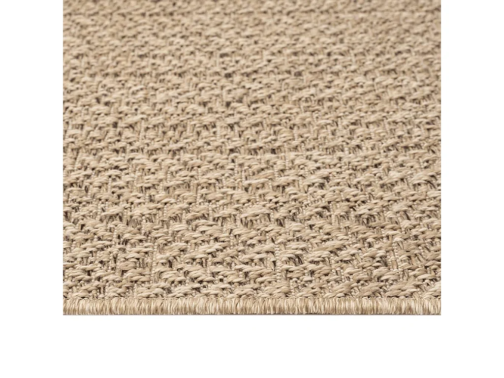 Tapis ZIZUR 240x340 cm aspect de jute intérieur et extérieur