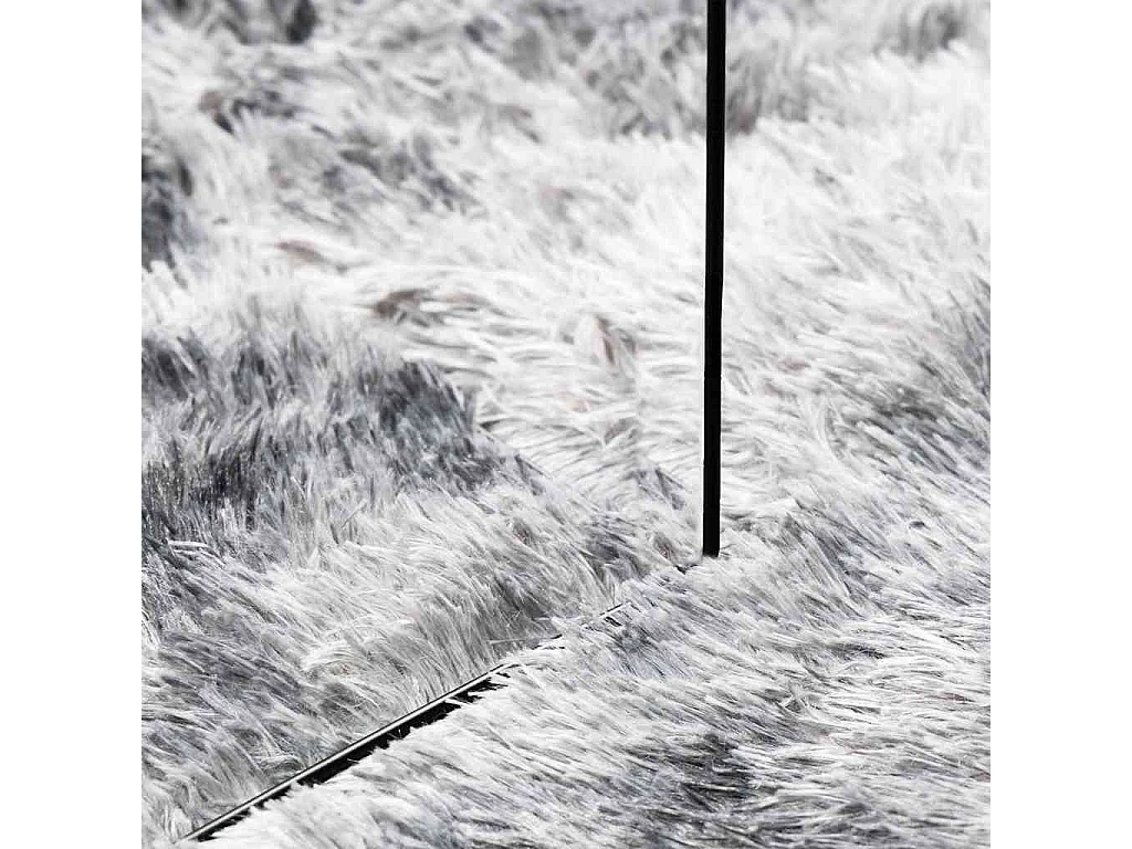 Alfombra de pelo largo NAVARRA gris claro 240x340 cm