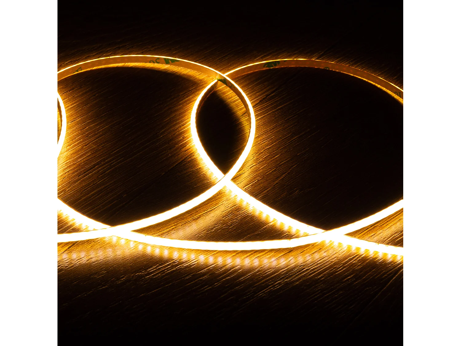 Ruban LED 24V COB 320 LED/m 5m 3W/m 360 lm/m Largeur 3mm Super Étroite Coupe 5 cm IP20 CRI90 2700K Blanc chaud