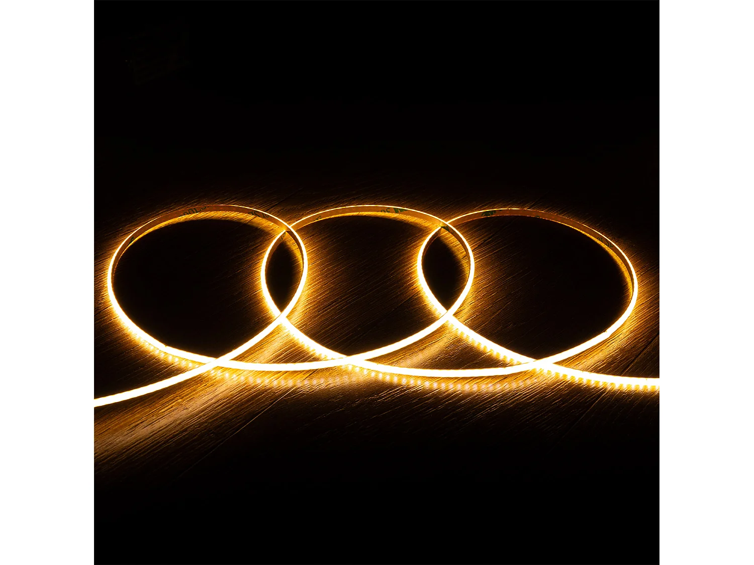 Bobina 5m Striscia LED 24V COB 320 LED/m 3W/m 360 lm/m Larga 3mm IP20 CRI90 Supernarrow Taglio 5 cm 2700K Bianco Caldo