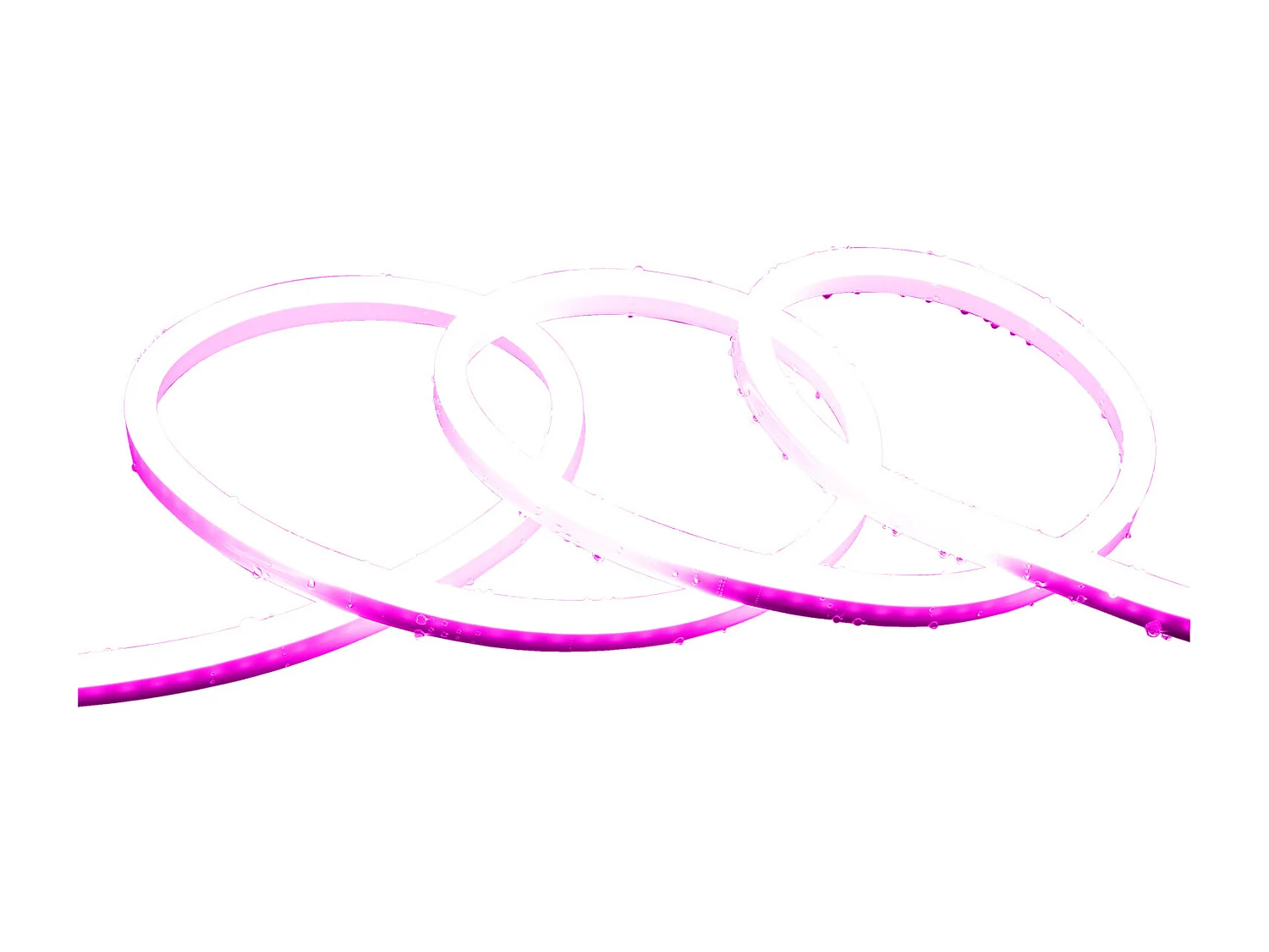 Striscia LED Neon Regolabile 220V SFLEX8 8W/m IP65 Taglio 100cm Rosa 1 m