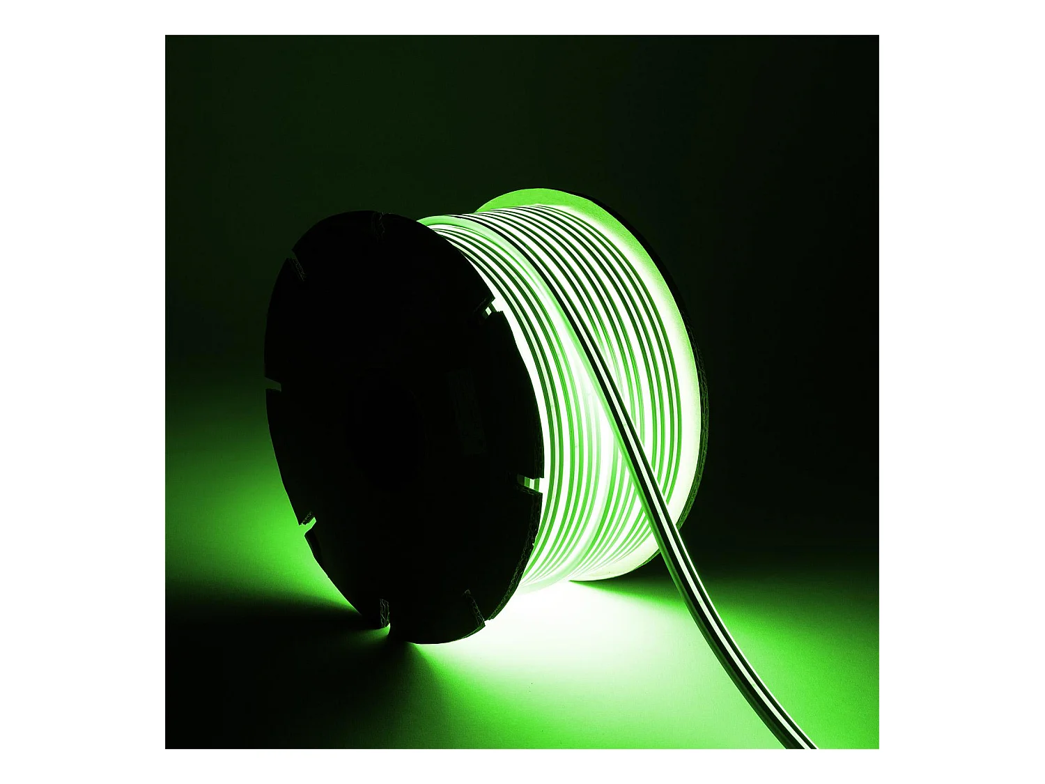 Ruban LED Néon 48V BOBINE 50m 8W/m Coupe 5cm IP65 NFLEX6 Vert