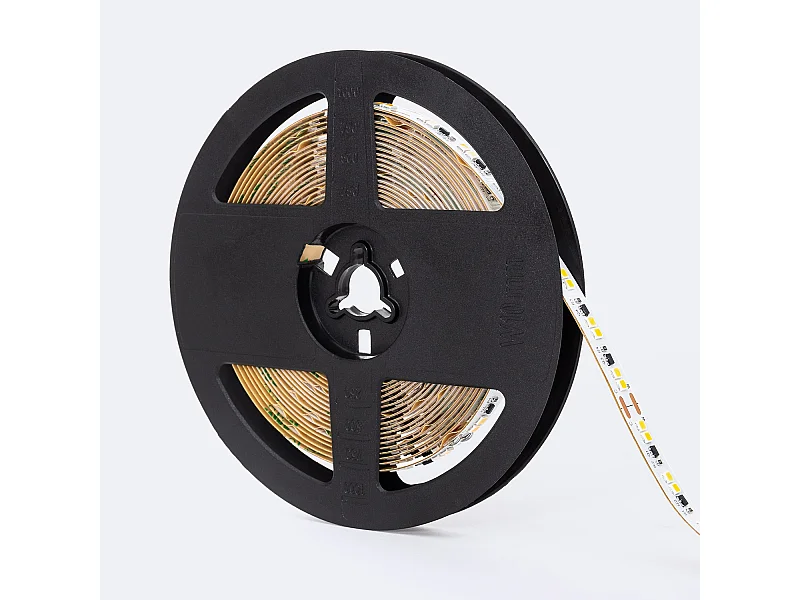 Tira LED 24V SMD Dim to Warm 140 LED/m 5m 13W/m 1300lm/m Ancho 10mm Corte 10cm IP20 Seleccionable (Super Cálido - Cálido)