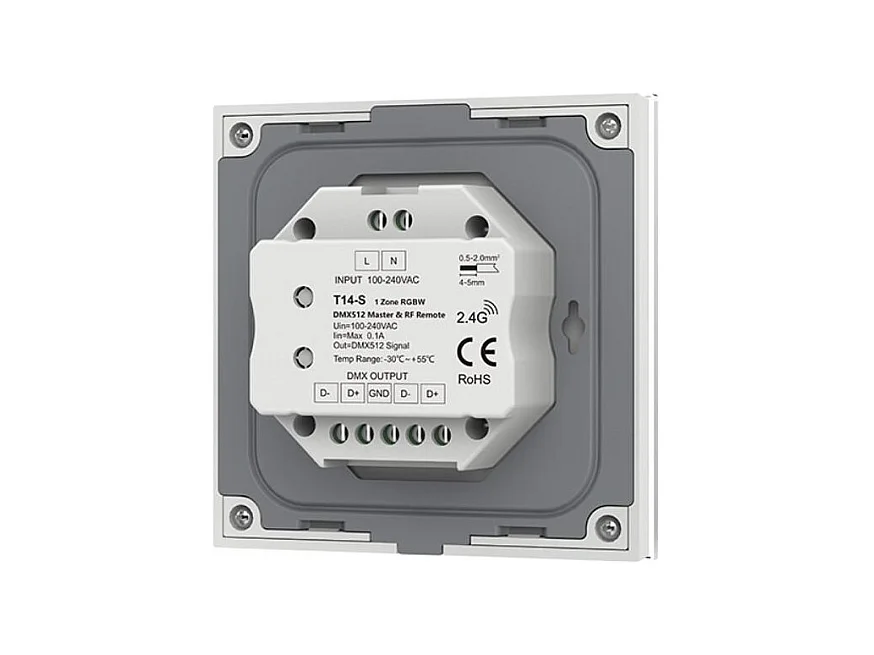 Regolatore Master DMX Touch per Striscia LED 12/24V DC RGBW RGBW