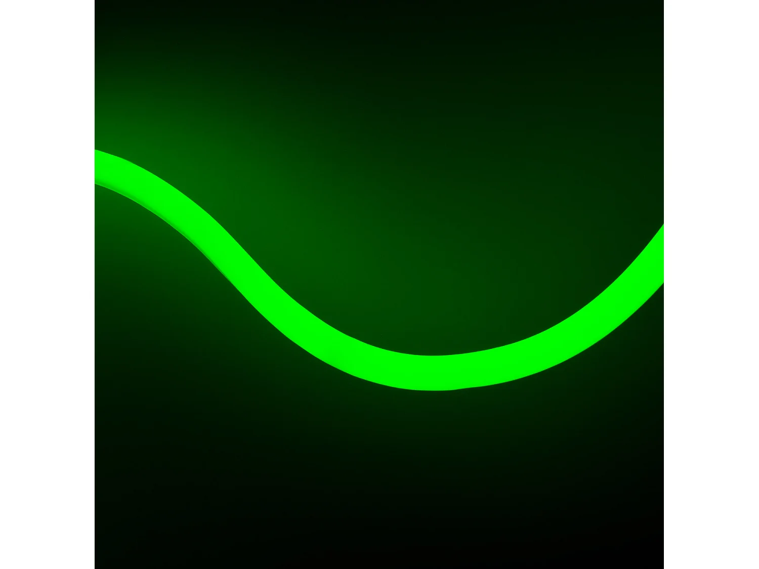 Bobina 50m Striscia LED Neon Regolabile 220V Verde Circolare 360 9W/m IP67 Taglio 100cm Verde