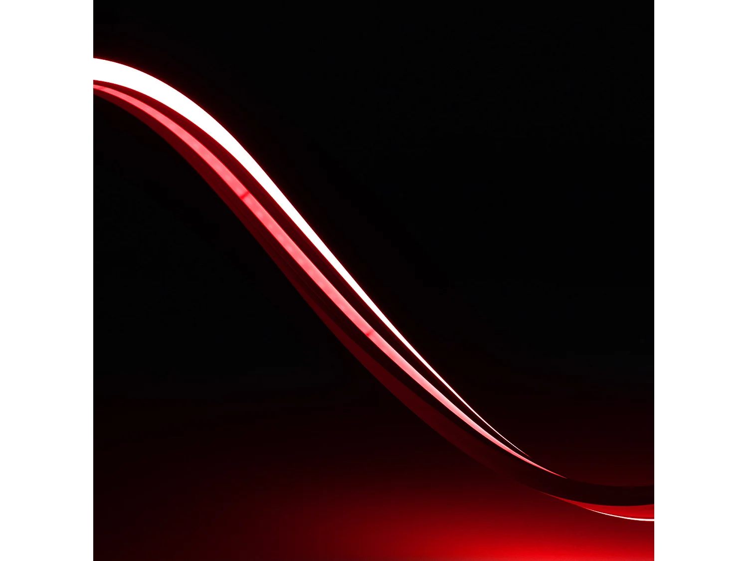 Striscia LED Neon 24V 8W/m NFLEX6 IP65 FreeCut Rosso 1 m