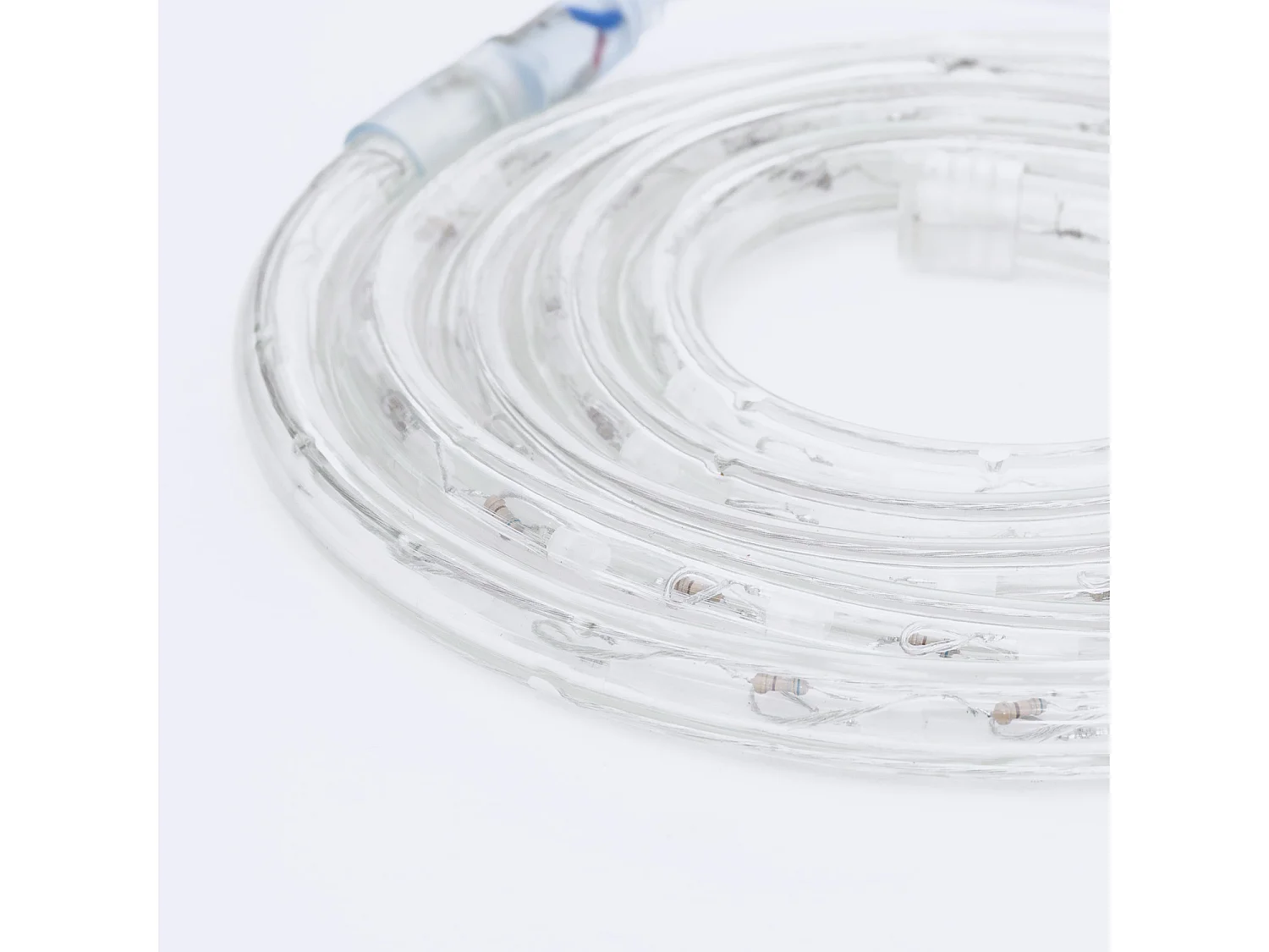 Tubo Flessibile LED Circolare 220V AC 36 LED/m RGB IP65 Taglio 100cm RGB 4 m