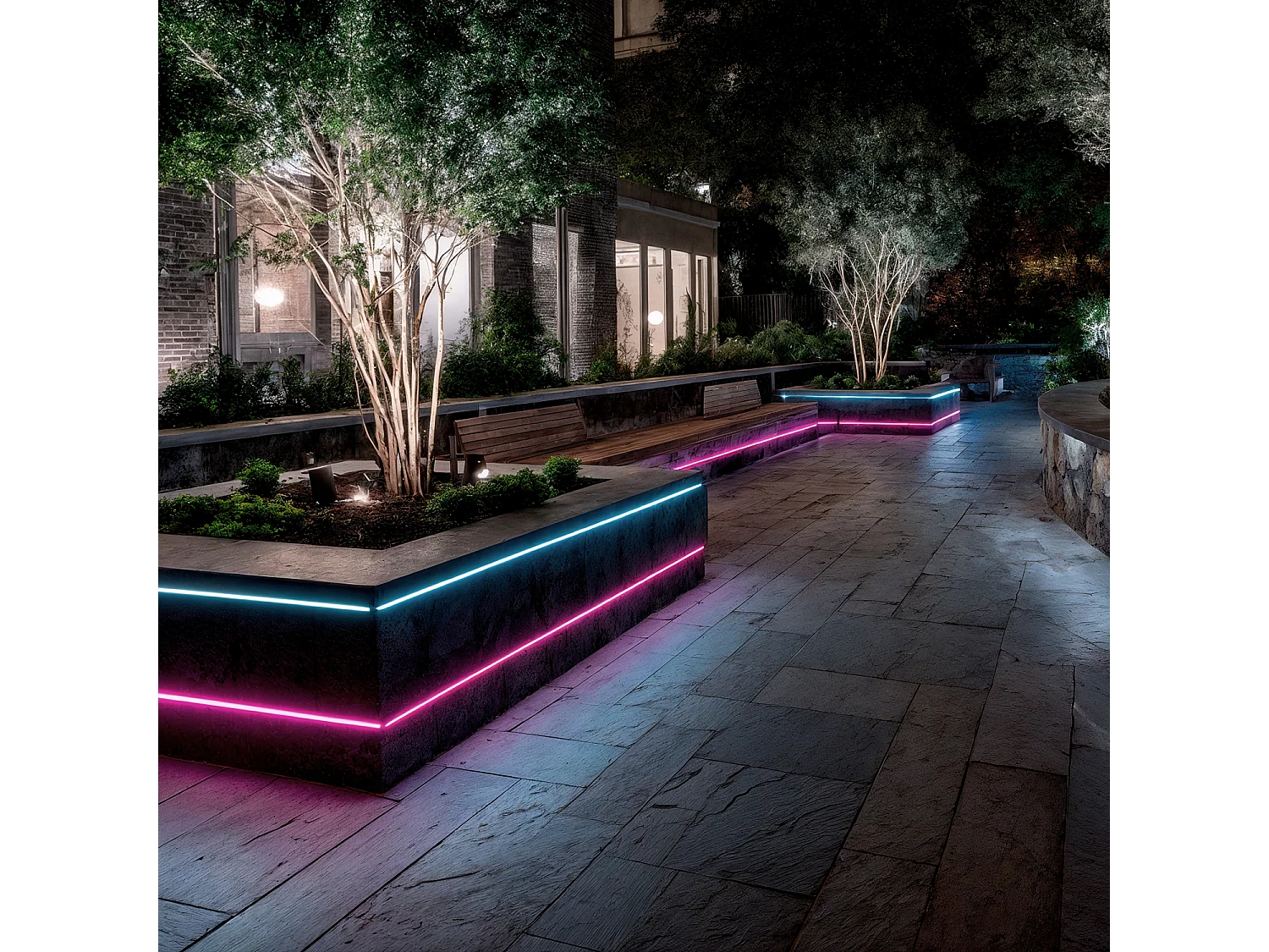 Ruban LED Extérieur Solaire 24V DC SMD2835 60 LED/m 25m IP65 Largeur 12mm Coupe 100 cm RGB