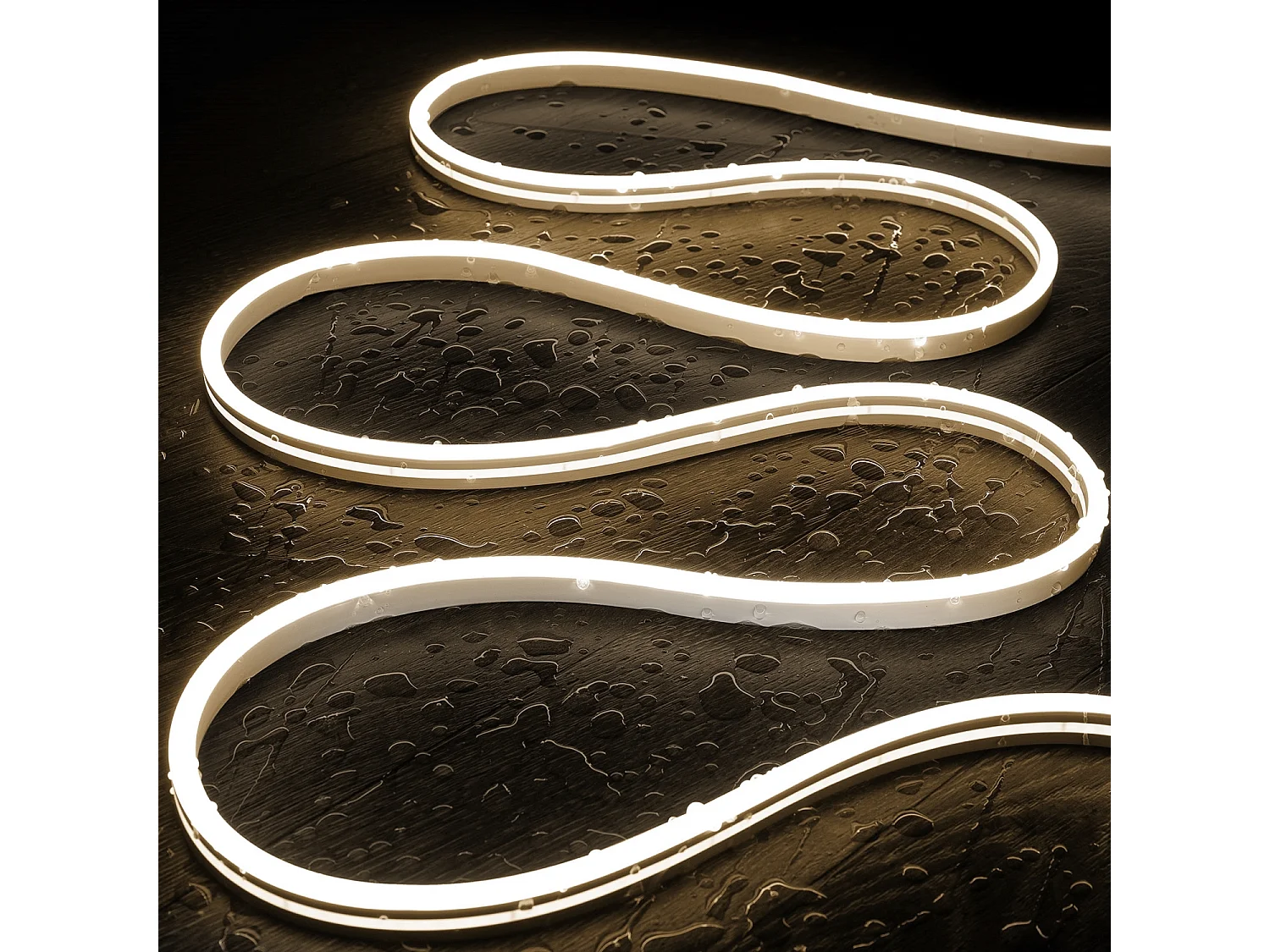 Striscia LED Neon 24V 8W/m NFLEX6 IP65 FreeCut 4000K Bianco Naturale 1 m