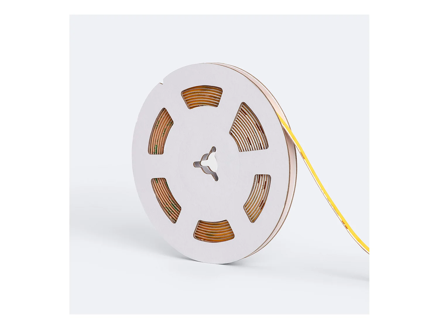 Ruban LED 24V COB 320 LED/m 5m 7W/m 840 lm/m Largeur 5mm Super Étroite Coupe 5 cm IP20 CRI90 2700K Blanc chaud
