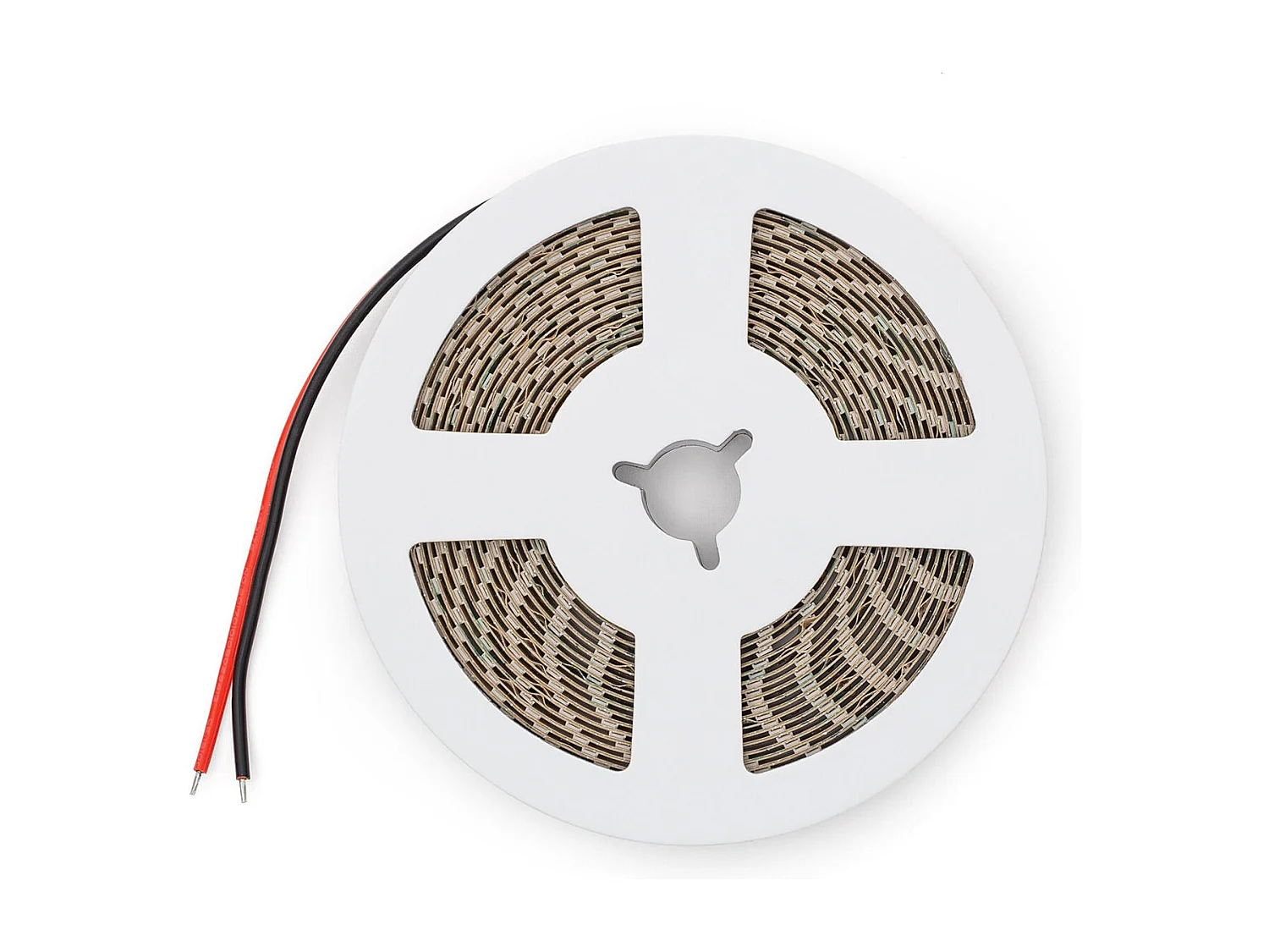 Bobina 5m Striscia LED 24V SMD 120 LED/m 16W/m 2000lm/m High Lumen Larga 8mm IP20 Taglio 5cm 2700K Bianco Caldo