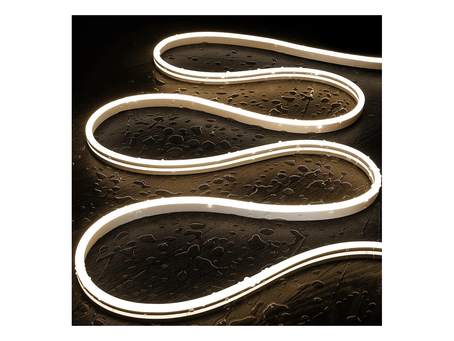 Ruban LED Néon 48V BOBINE 50m 8W/m Coupe 5cm IP65 NFLEX6 Orange