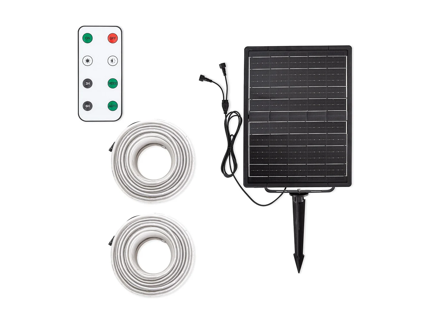 Striscia LED per Esterni Solare 24V DC SMD2835 60 LED/m 30m Larga 12mm IP65 Taglio 100cm RGB