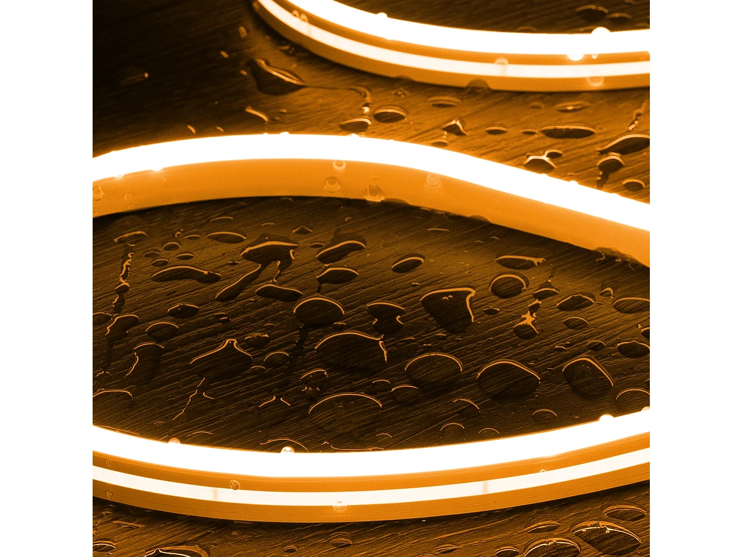 Ruban LED Néon 24V 8W/m FreeCut IP65 NFLEX6 Sur mesure Orange 5 m