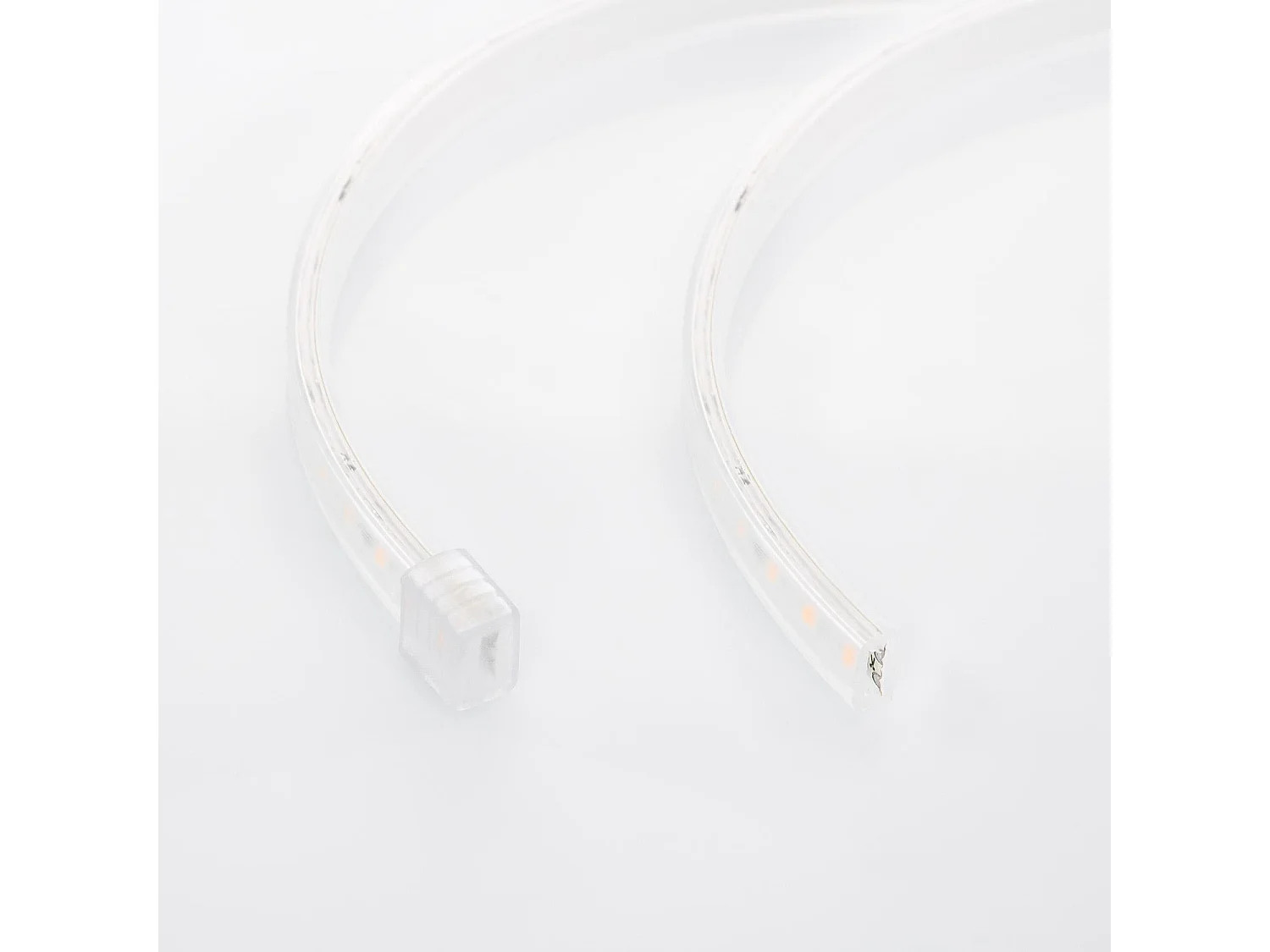 Striscia LED Regolabile 220V SMD Autorettificata 120 LED/m 10W/m 1000lm/m Larga 12mm IP65 Taglio 10cm 4000K Bianco Naturale 10 m