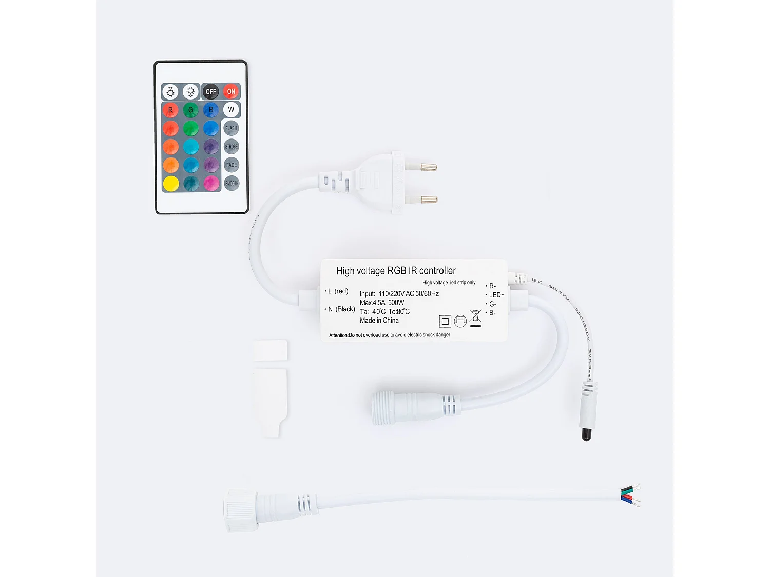 Gaine LED Ronde RGB de 36 LED/m et IP65 alimenté en 220V AC RGB